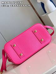 Louis Vuitton Alma BB Pink Leather Bag M22878  - 4