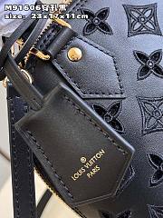 Louis Vuitton Alma BB Black Leather Bag M22878  - 6