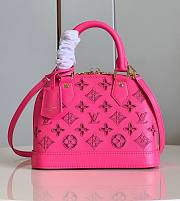 Louis Vuitton Alma BB Pink Leather Bag M22878  - 1