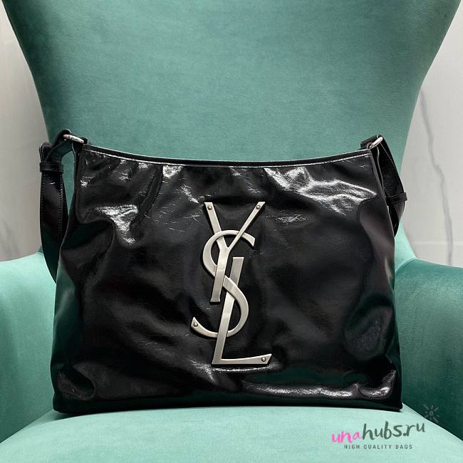 YSL Black Tote Shopping Bag - 1