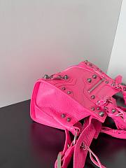 Balenciaga hot pink cagole XS handle bag 02 - 6