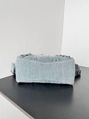 Balenciaga denim cagole XS handle bag - 3