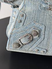 Balenciaga denim cagole XS handle bag - 2