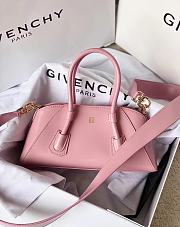 Givenchy Antigona stretch mini baby pink leather bag - 4