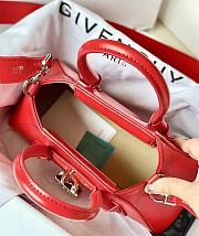 Givenchy Antigona stretch mini red leather bag - 3