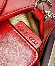 Givenchy Antigona stretch mini red leather bag - 2