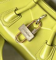 Givenchy Antigona stretch mini neon leather bag - 4