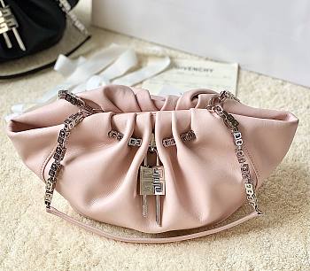 Givenchy Pink Kenny 4G Chain Satin Bag