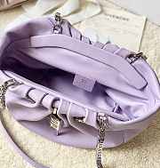 Givenchy Purple Kenny 4G Chain Satin Bag - 5