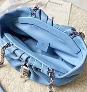 Givenchy Blue Kenny 4G Chain Satin Bag - 2