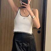 Chanel croptop ( white/ black) - 3