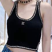 Chanel croptop ( white/ black) - 4