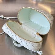 Bottega Veneta Mini Intrecciato Vanity Case White Bag - 6