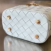 Bottega Veneta Mini Intrecciato Vanity Case White Bag - 4