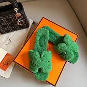 Hermes teddy green sandal - 4