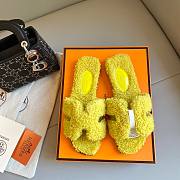 Hermes teddy yellow sandal - 1