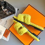 Hermes teddy yellow sandal - 6