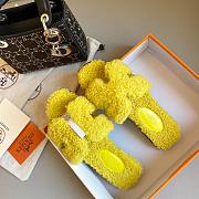 Hermes teddy yellow sandal - 2