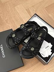 Chanel black sandal 03 - 1