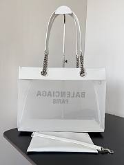 Balenciaga Small Duty Free Tote White Bag - 4