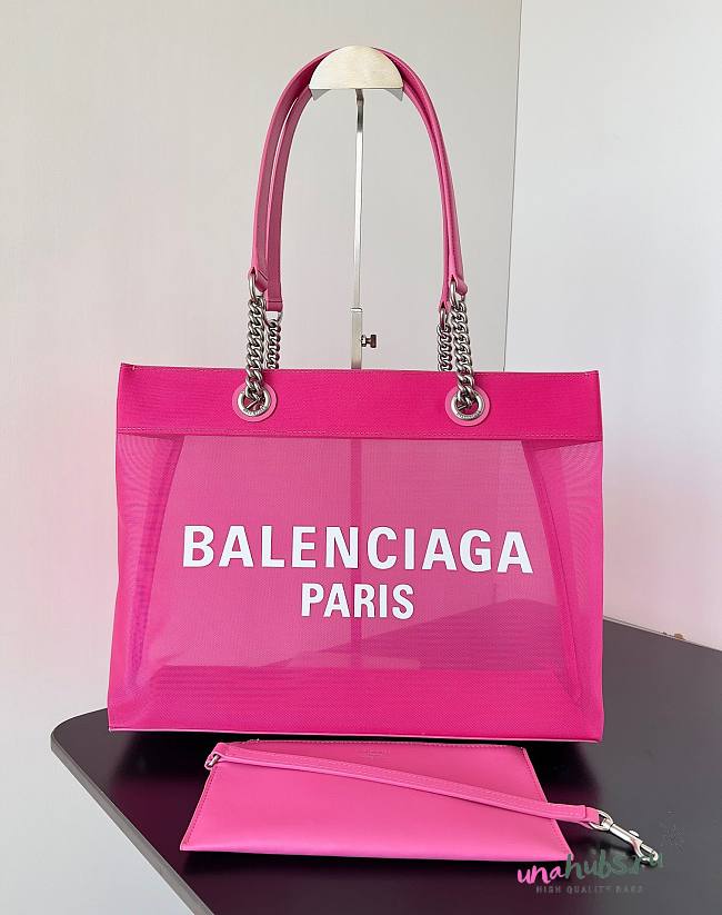 Balenciaga Small Duty Free Tote Pink Bag - 1