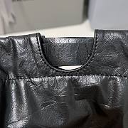 Balenciaga Crush Small leather tote black bag - 3