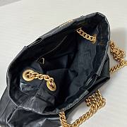 Balenciaga Crush Small leather tote black bag - 6