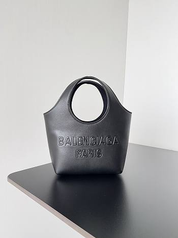 Balenciaga Small Black Mary-kate Leather Tote Bag