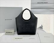 Balenciaga Black Mary-kate Leather Tote Bag - 1