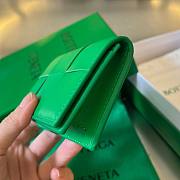 Bottega Veneta green intrecciato card holder - 6