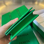 Bottega Veneta green intrecciato card holder - 5