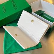 Bottega Veneta white intrecciato card holder - 4