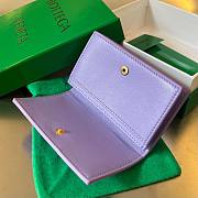 Bottega Veneta purple intrecciato card holder - 4