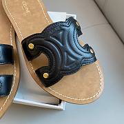 Celine Triomphe black slippers - 2