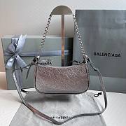 Balenciaga Silver Mini Le Cagole Chain Bag  - 4