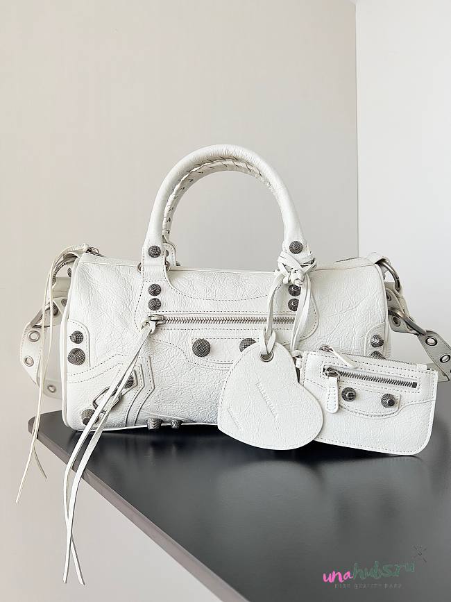 Balenciaga Le Cagole Duffle White Bag - 1