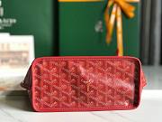 Goyard Mini Anjou Tote Red Leather Bag  - 5