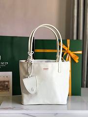 Goyard Mini Anjou Tote White Leather Bag - 5