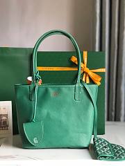 Goyard Mini Anjou Tote GreenLeather Bag - 3