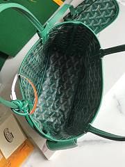 Goyard Mini Anjou Tote GreenLeather Bag - 2