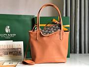 Goyard Mini Anjou Tote Brown Leather Bag - 2