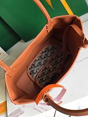 Goyard Mini Anjou Tote Brown Leather Bag - 3