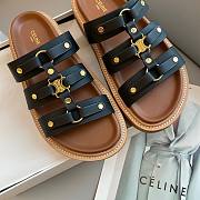 Celine Tippi Black Slides - 5