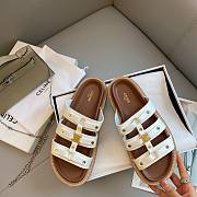 Celine Tippi White Slides - 2