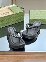 Gucci platform black sandals - 6