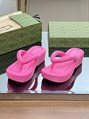 Gucci platform pink sandals - 1