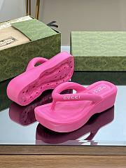 Gucci platform pink sandals - 6