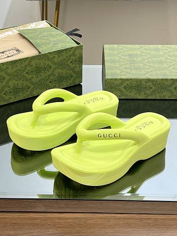 Gucci platform neon  sandals