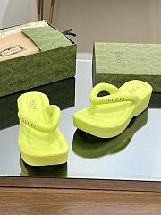 Gucci platform neon  sandals - 5