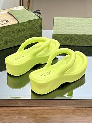 Gucci platform neon  sandals - 3